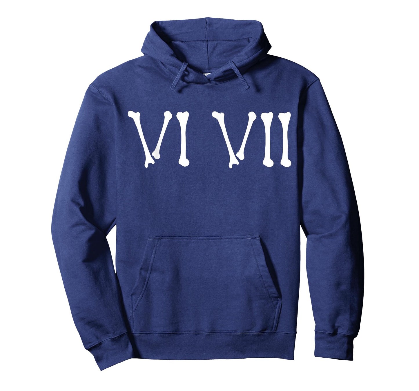 67 Roman Numerals VI VII Funny Skeleton Halloween Six Seven T-Shirt