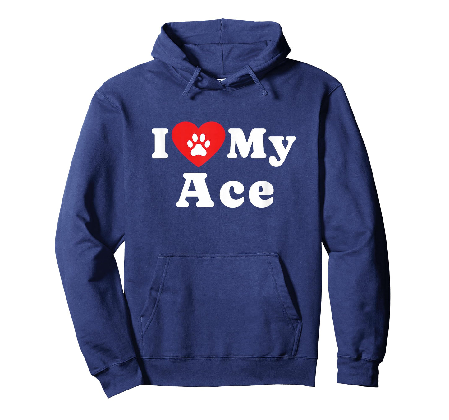 I Love My Ace Dog Owner Pet Dog Lover T-Shirt