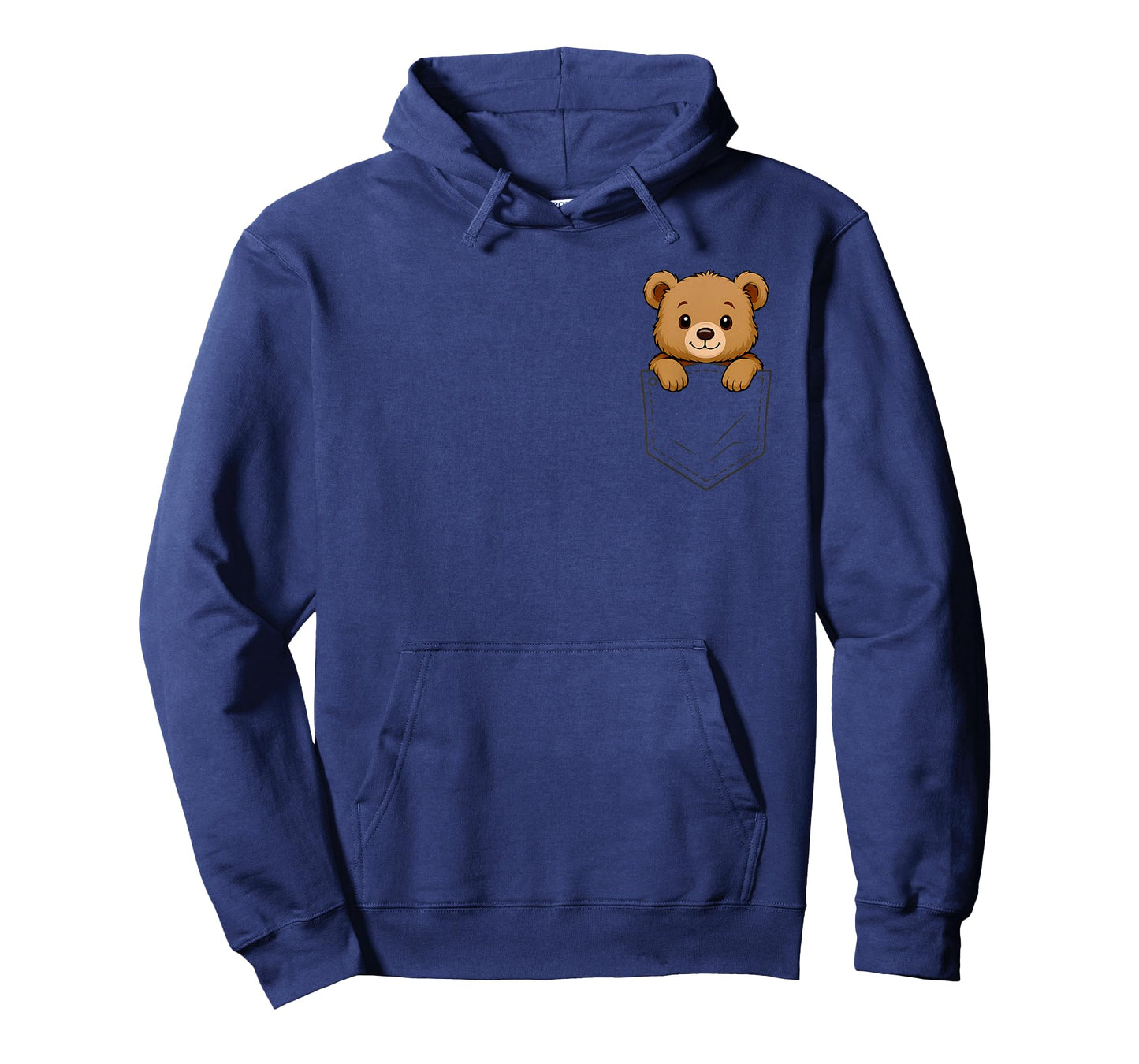 Funny Bear Peeking in Pocket Cute Bears Men Women Kids T-Shirt