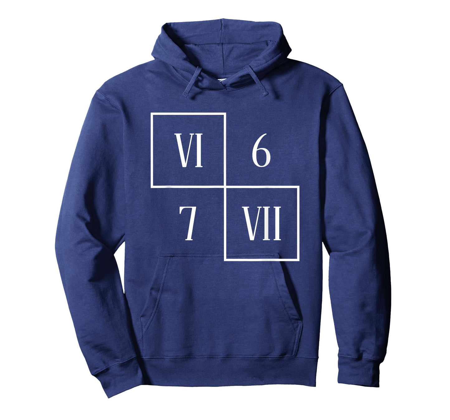 Funny VI VII 6 7 Meme Roman Numerals Math Six Seven T-Shirt