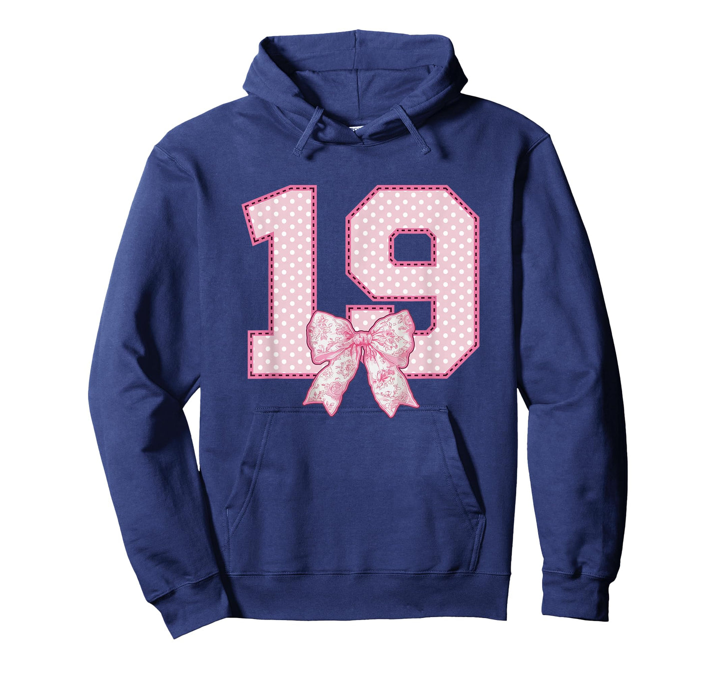 19th Birthday Shirt Women Coquette Bow 19 Year Old Birthday T-Shirt