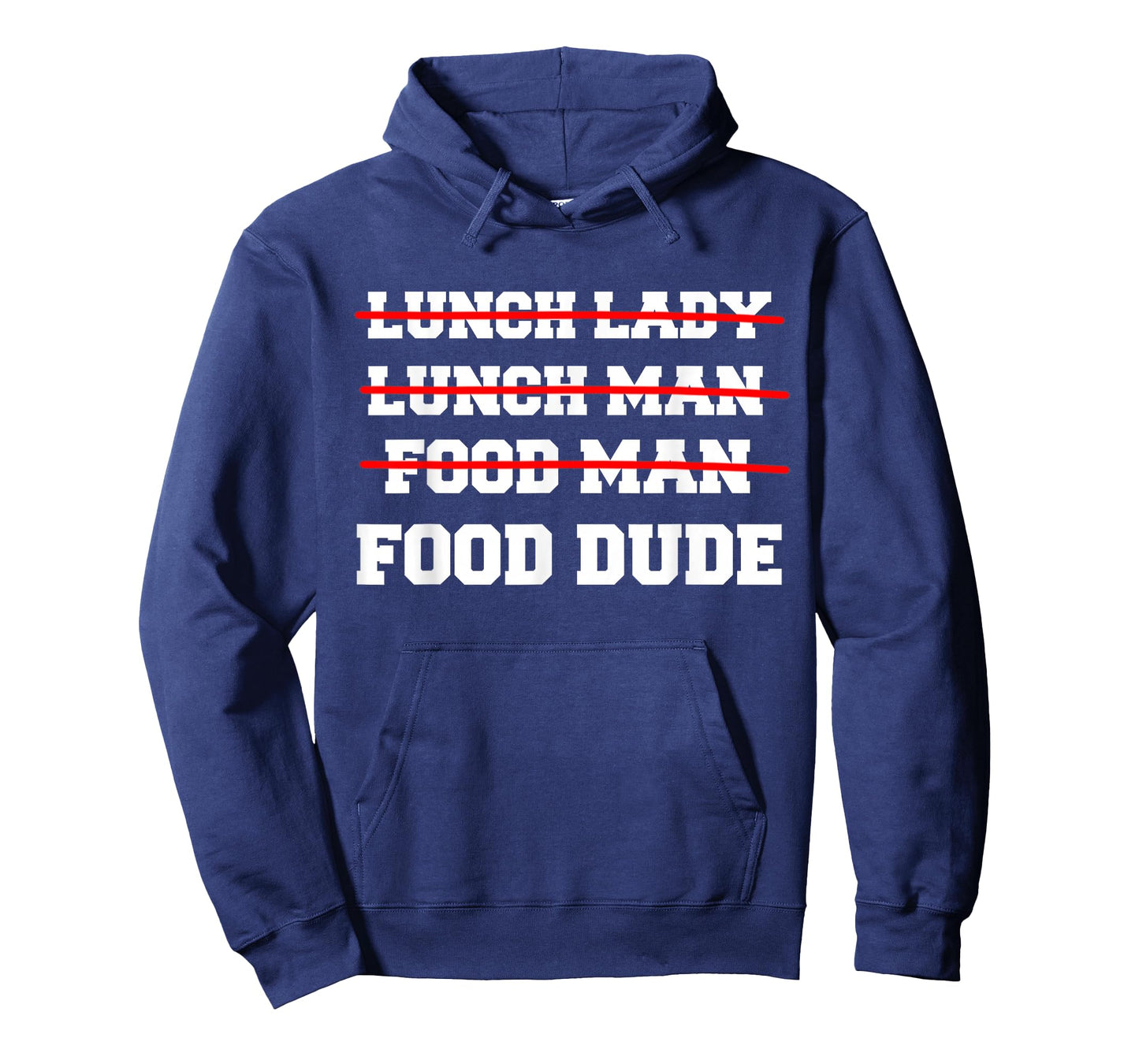 Food Dude Funny Lunch Dude Cafeteria Squad Worker School Art T-Shirt