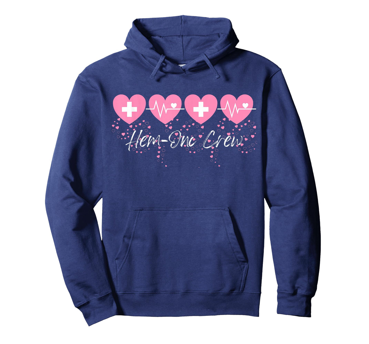 Valentines Hem ONC Crew Nurse Hematology Oncology Heartbeat T-Shirt
