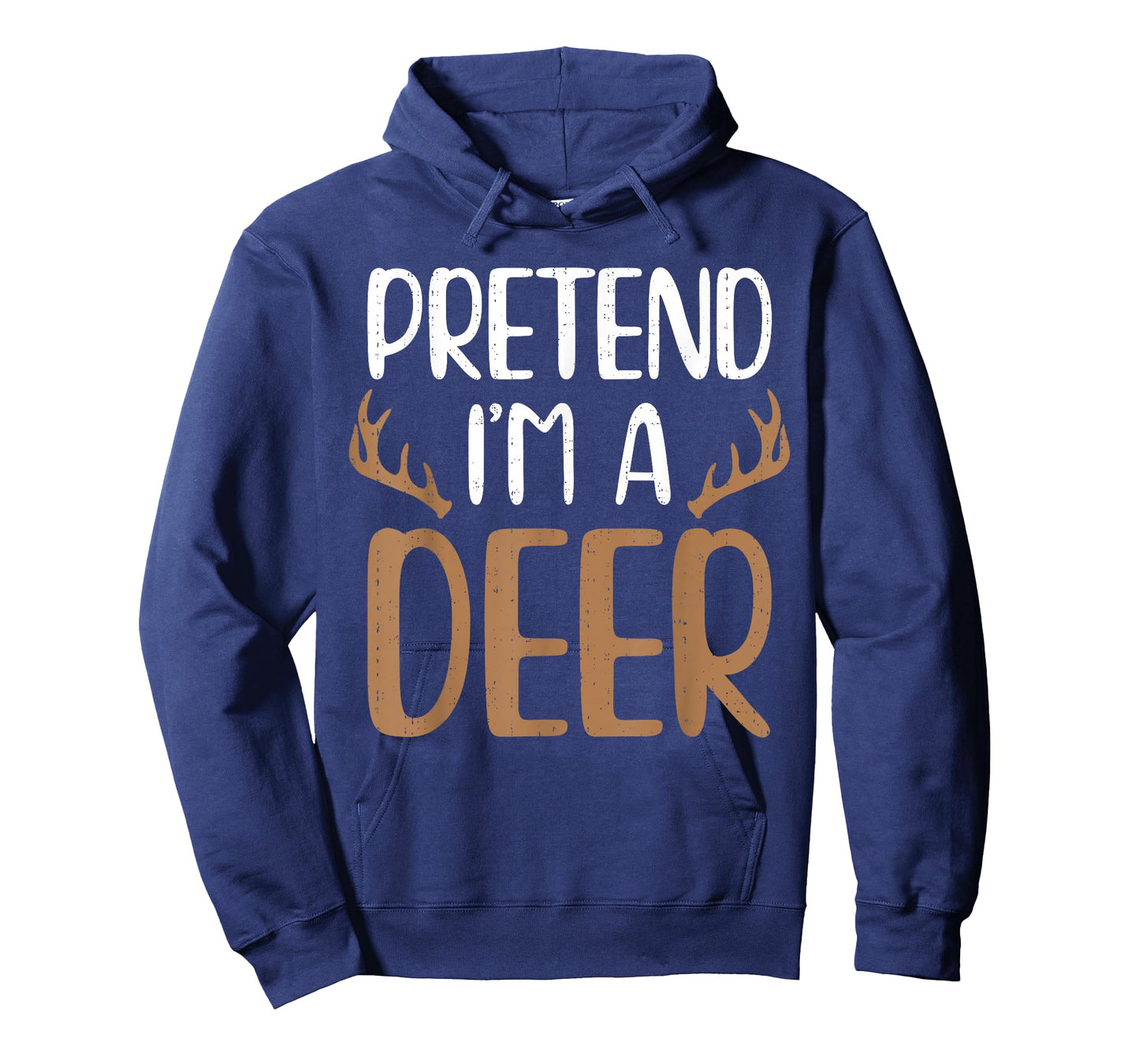 Funny Pretend I'm A Deer Reindeer Christmas Xmas Costume T-Shirt
