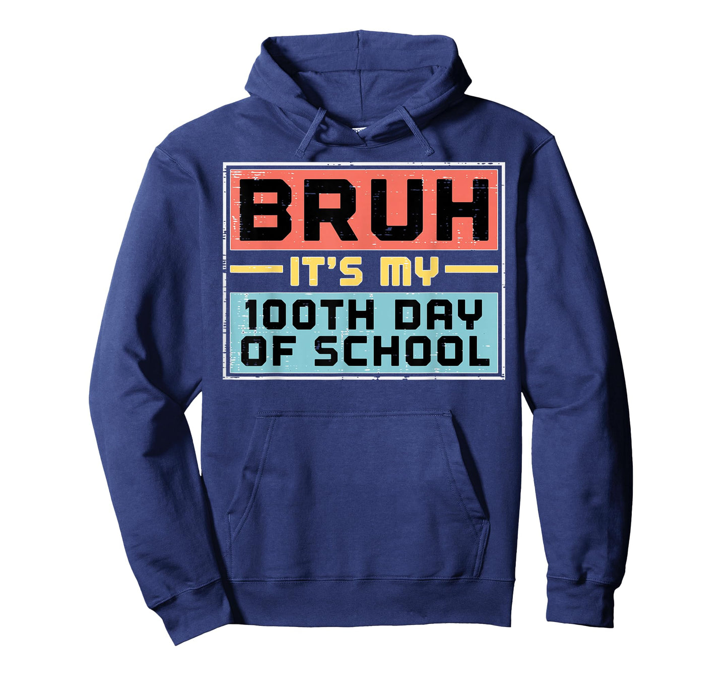 Bruh Its My 100th Day of School 100 Days Meme Boys Girl Kids T-Shirt