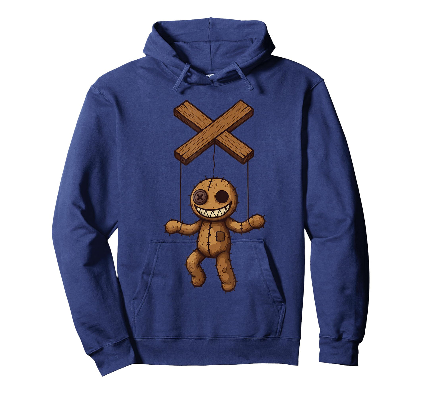 Grimstring – Spooky Playful Puppet Marionette Cartoon T-Shirt
