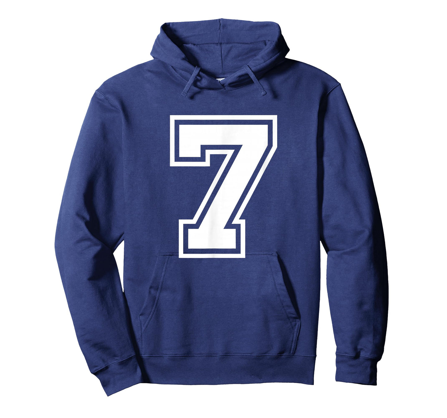 Matching Varsity 7 Number Seven Team Sports Graphic Design T-Shirt