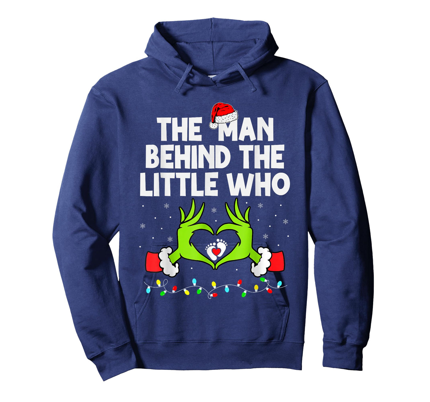 The Man Behind The Little Who Christmas Pregnancy T-Shirt