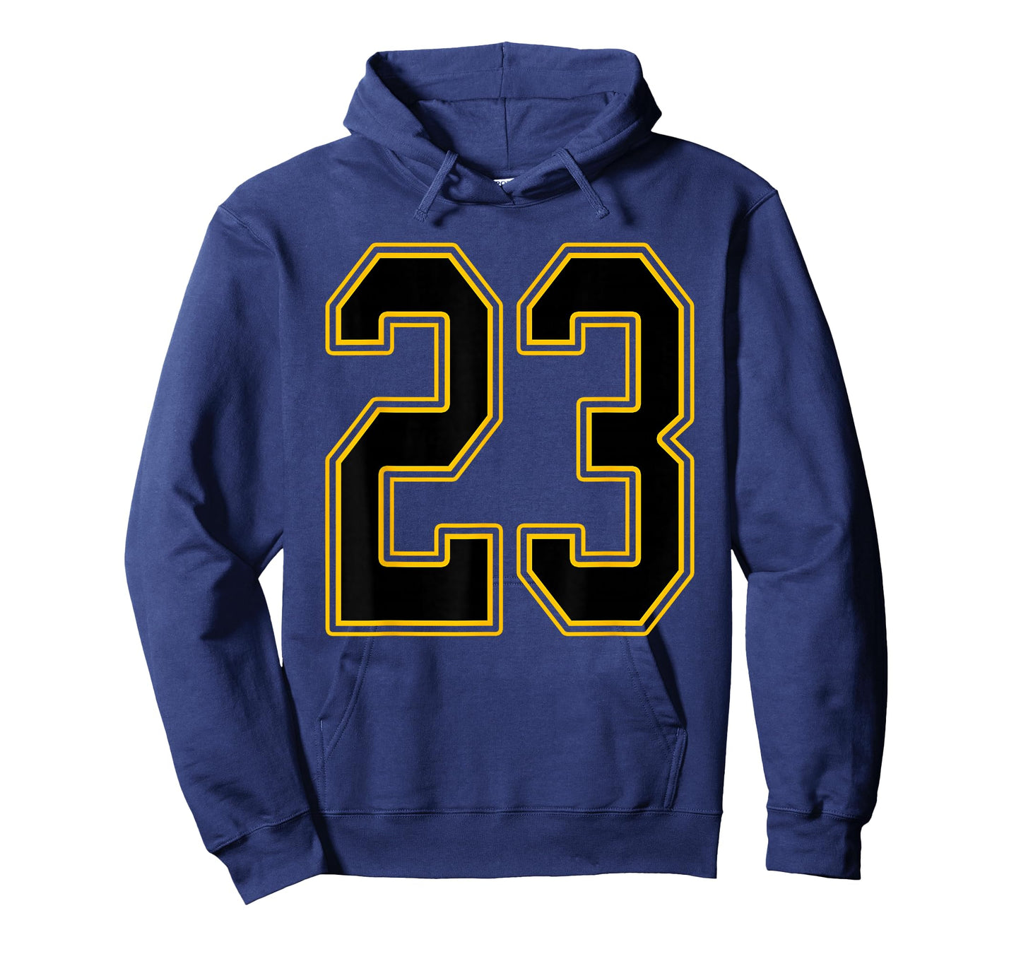 Black and Gold Number 23 Jersey Player Uniform #23 T-Shirt