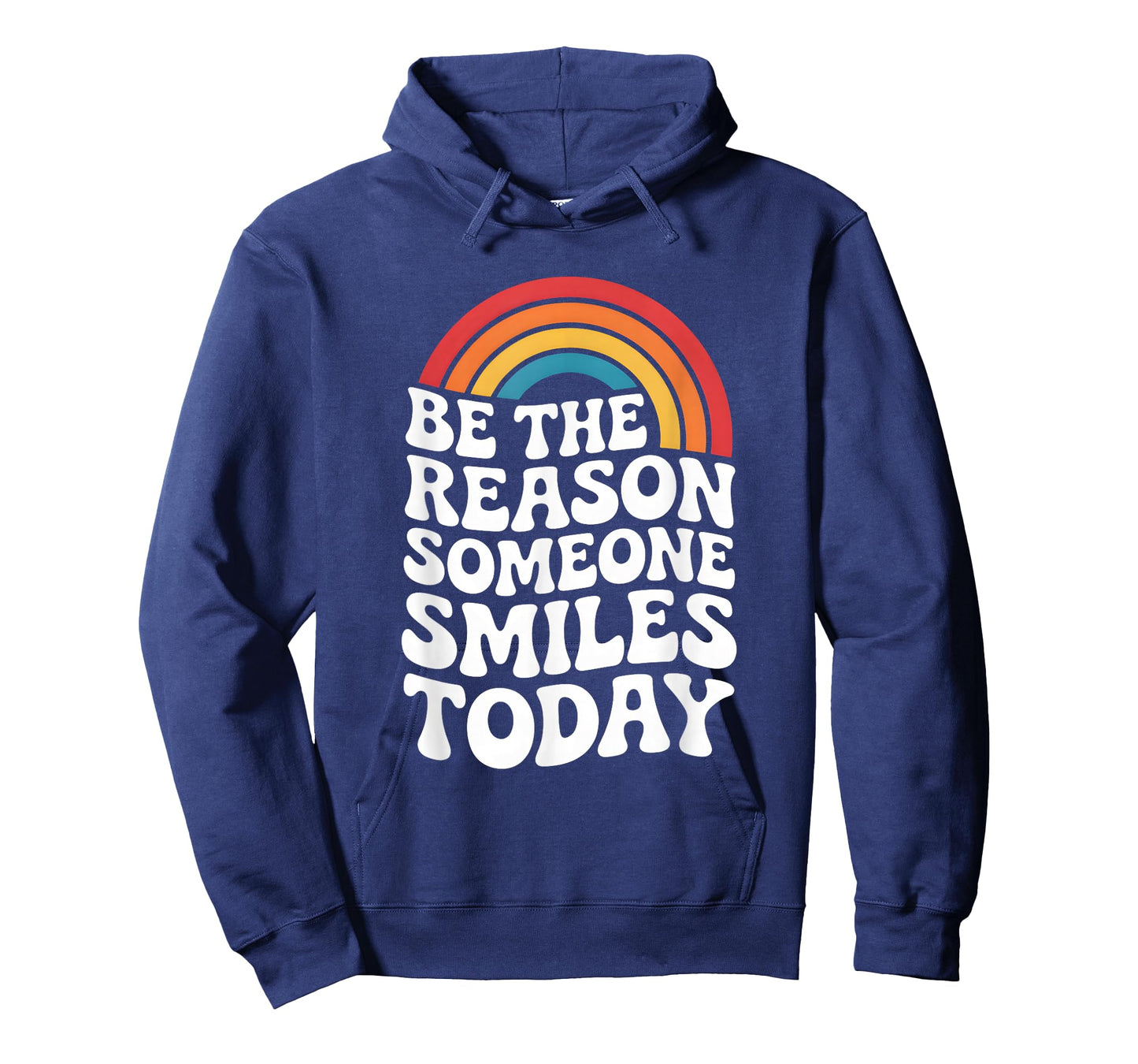 Be The Reason Someone Smiles Kindness Groovy Rainbow Retro T-Shirt