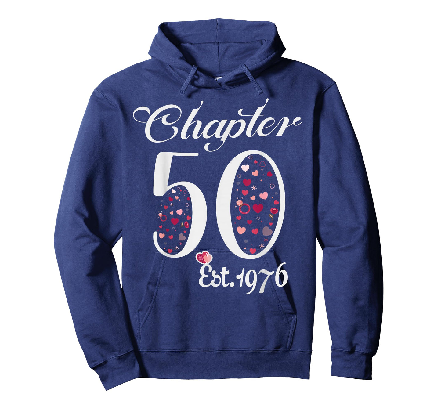 Chapter 50 EST 1976 Happy 50Th Birthday Girl Gift for Her T-Shirt