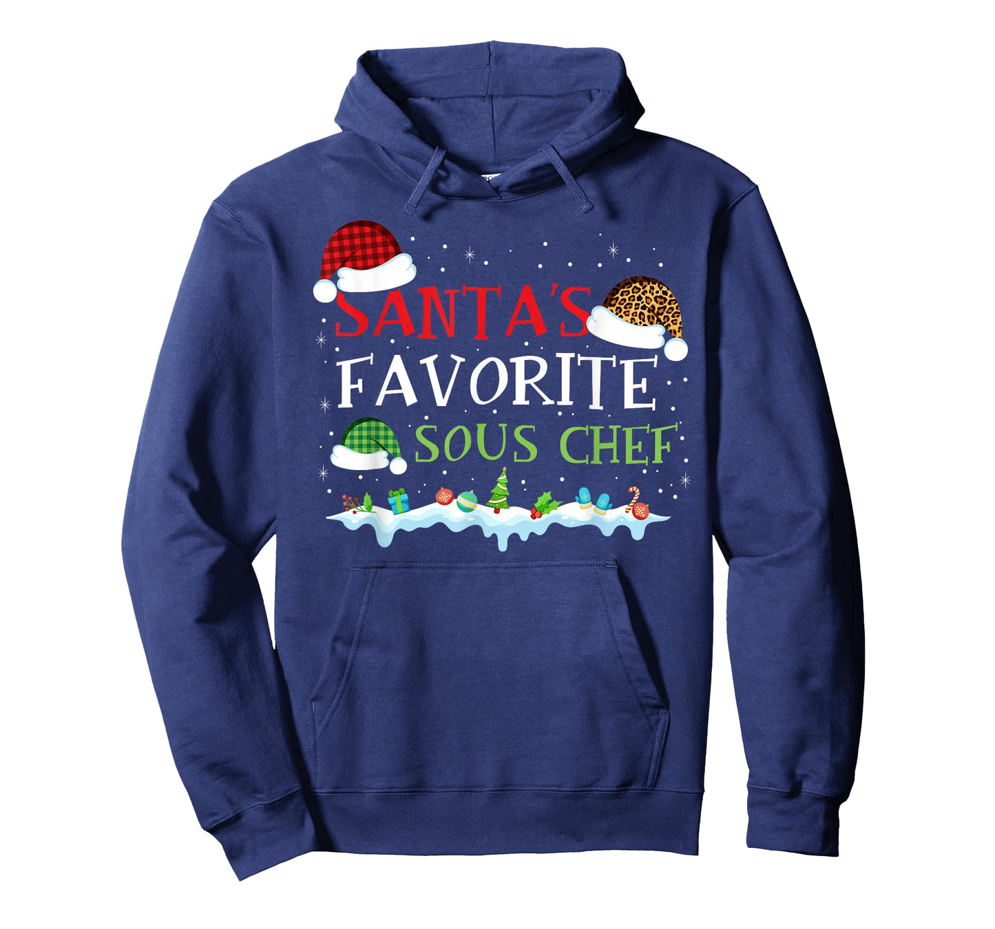 Santa's Favorite Sous Chef Fun Christmas T-Shirt