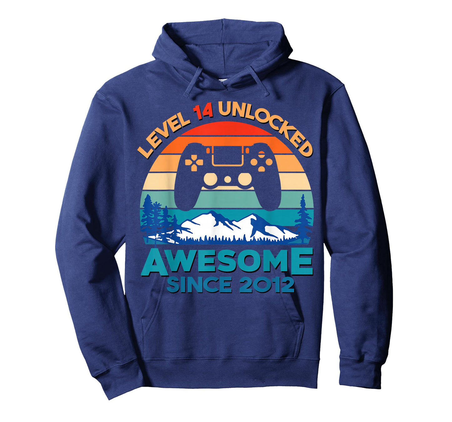 Level 14 Unlocked 14th Birthday Boy Game Turning 14 Year Old T-Shirt