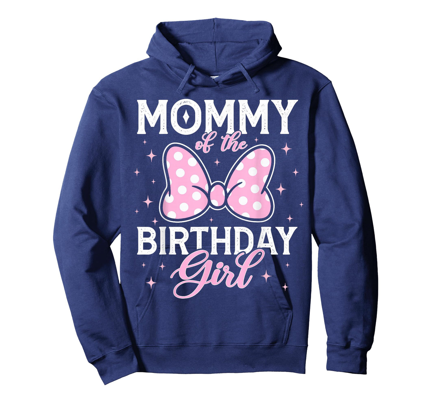 Mommy of The Birthday Girl Pink Bow Family Matching Mouse T-Shirt