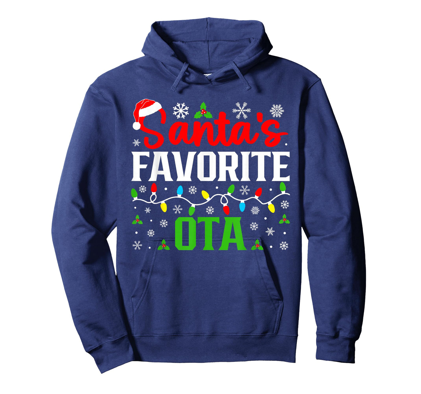 Santas Favorite OTA Christmas Occupational Therapy Assistant T-Shirt