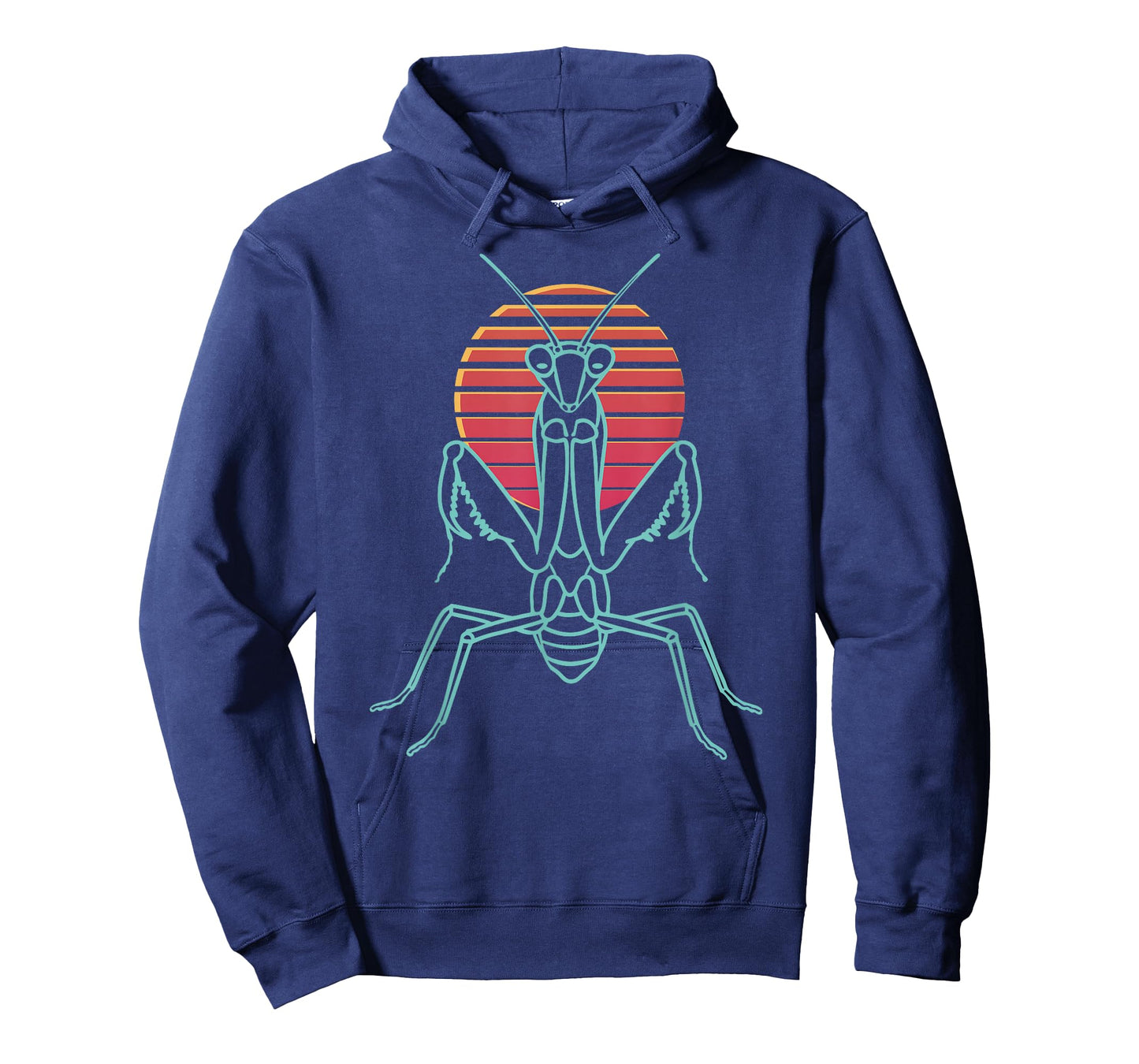 Praying Mantis Lover Insect Retro Synthwave 80s T-Shirt