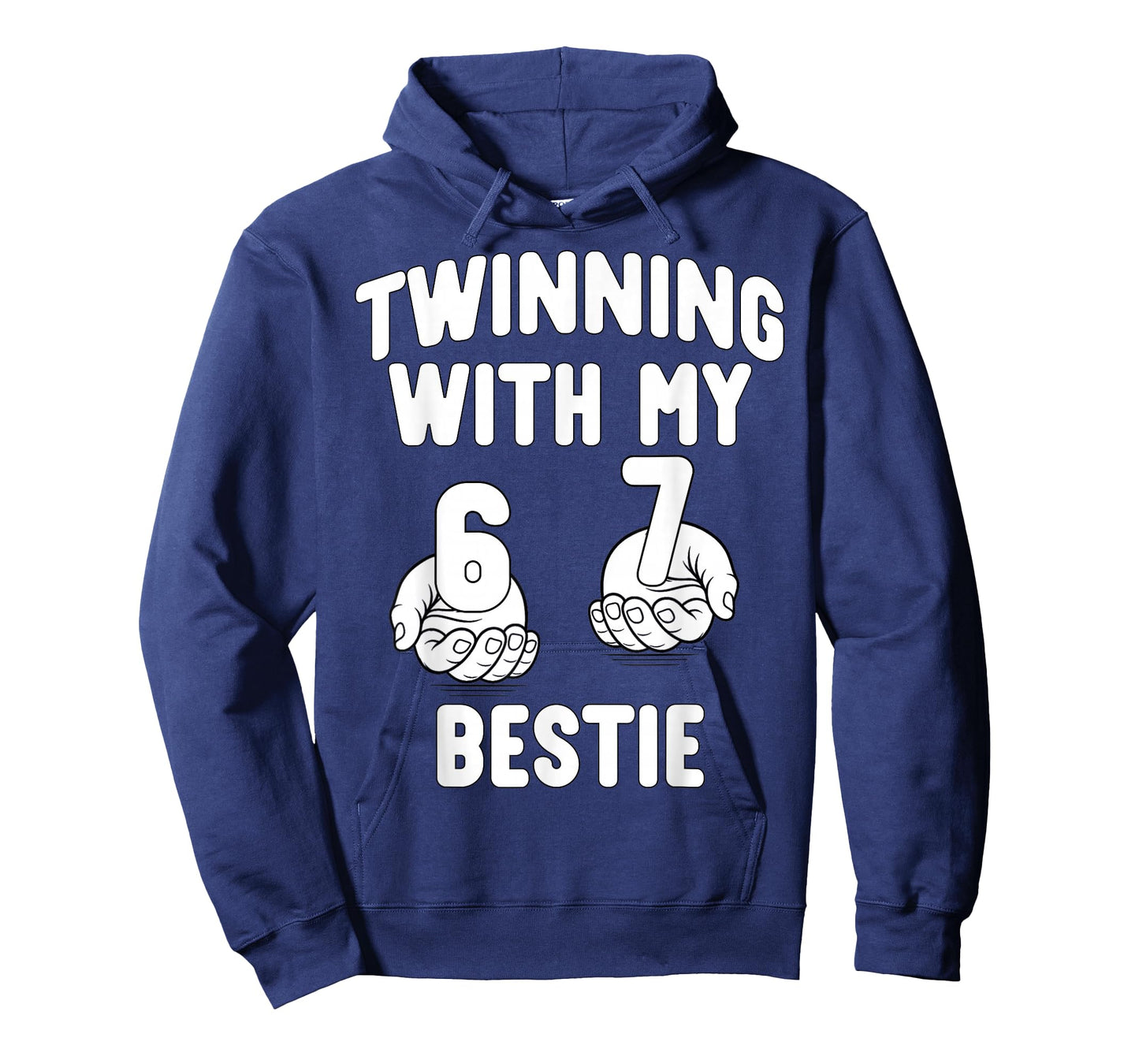 67 Twin Day Funny 6 7 Twinning with My Bestie Spirit Week T-Shirt