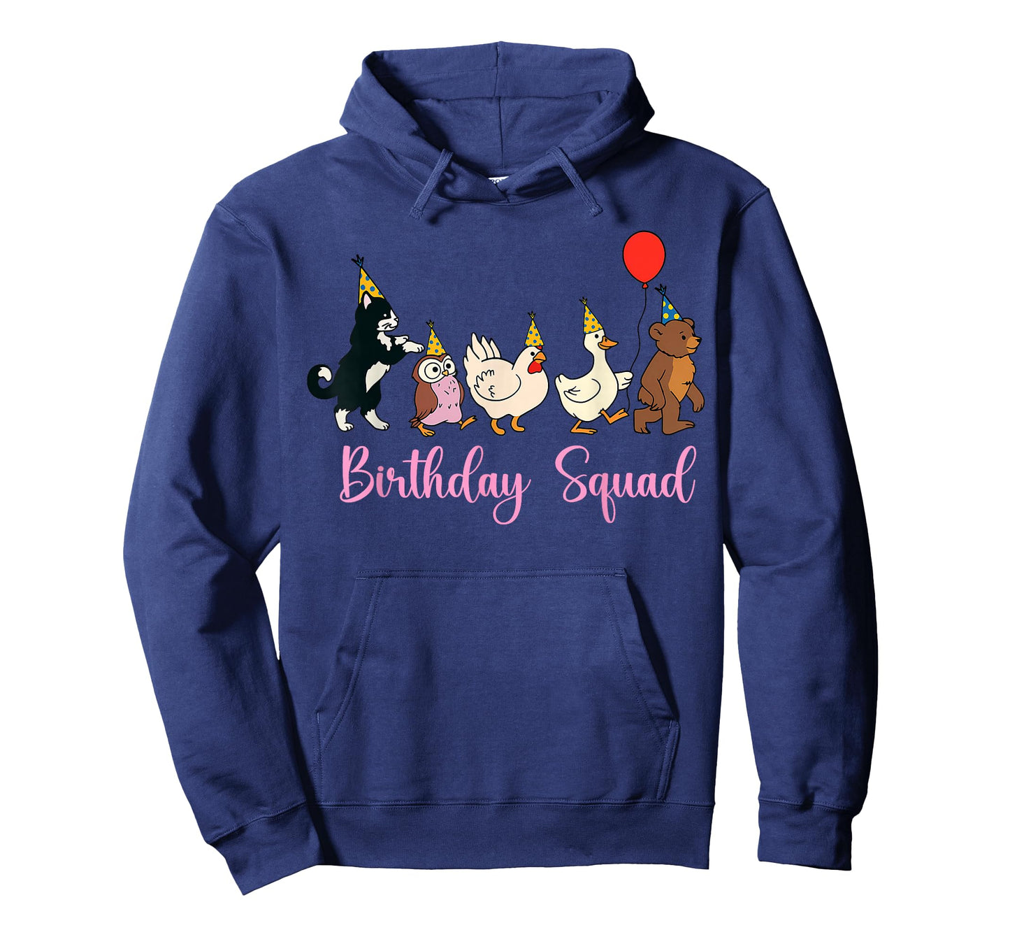 Funny Birthday Squad Animals Party Design for Child T-Shirt