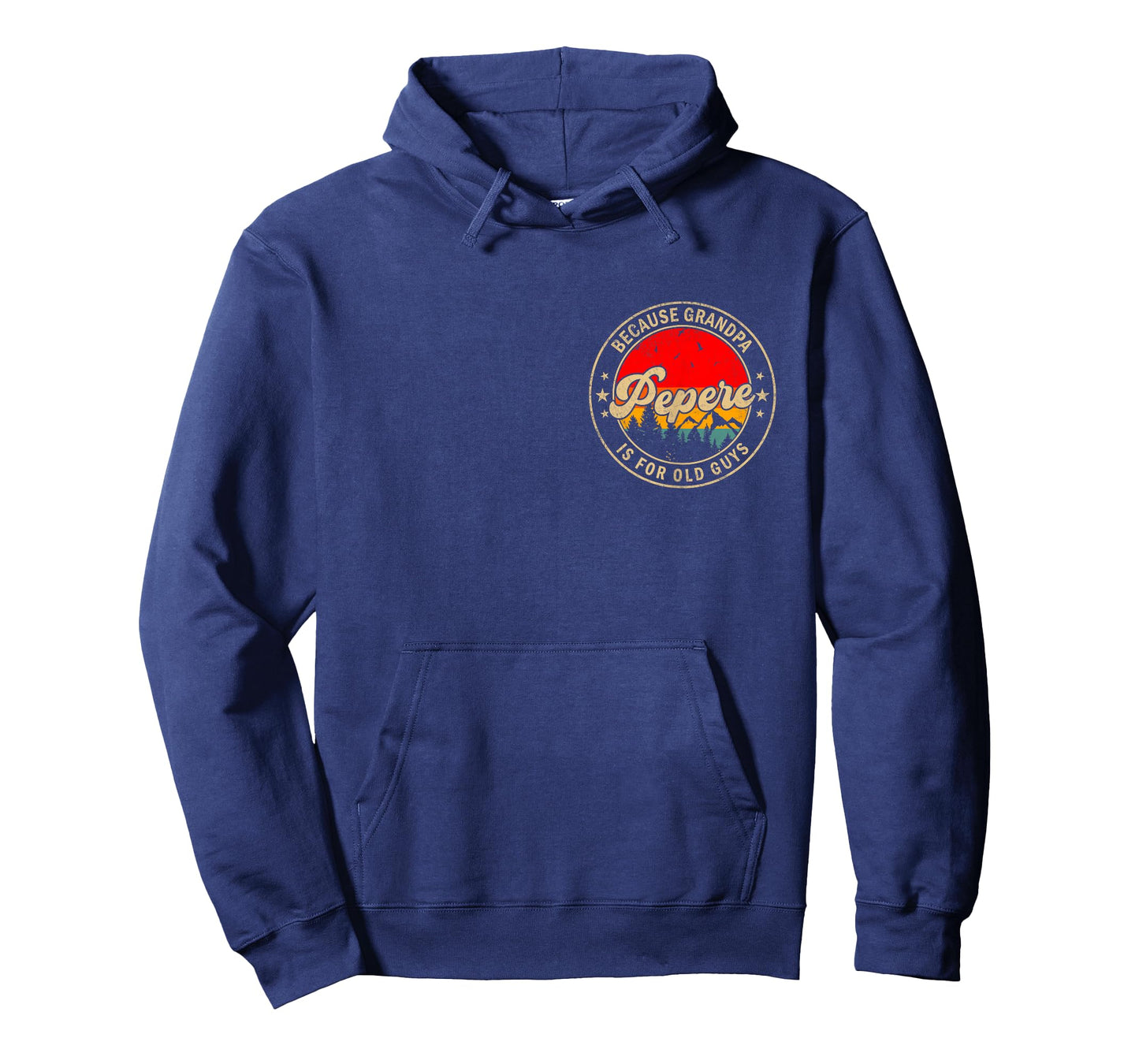 Pepere Because Grandpa is for Old Guys Retro for Grandpa T-Shirt