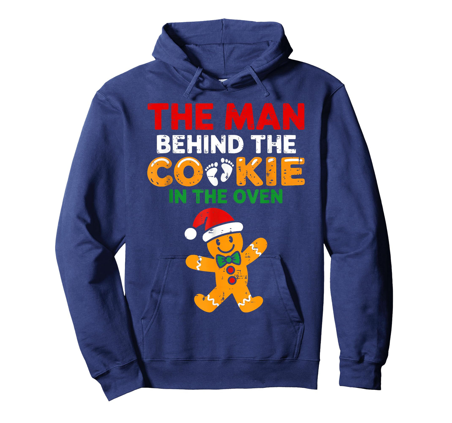 Christmas Pregnancy The Man Behind The Cookie in The Oven T-Shirt