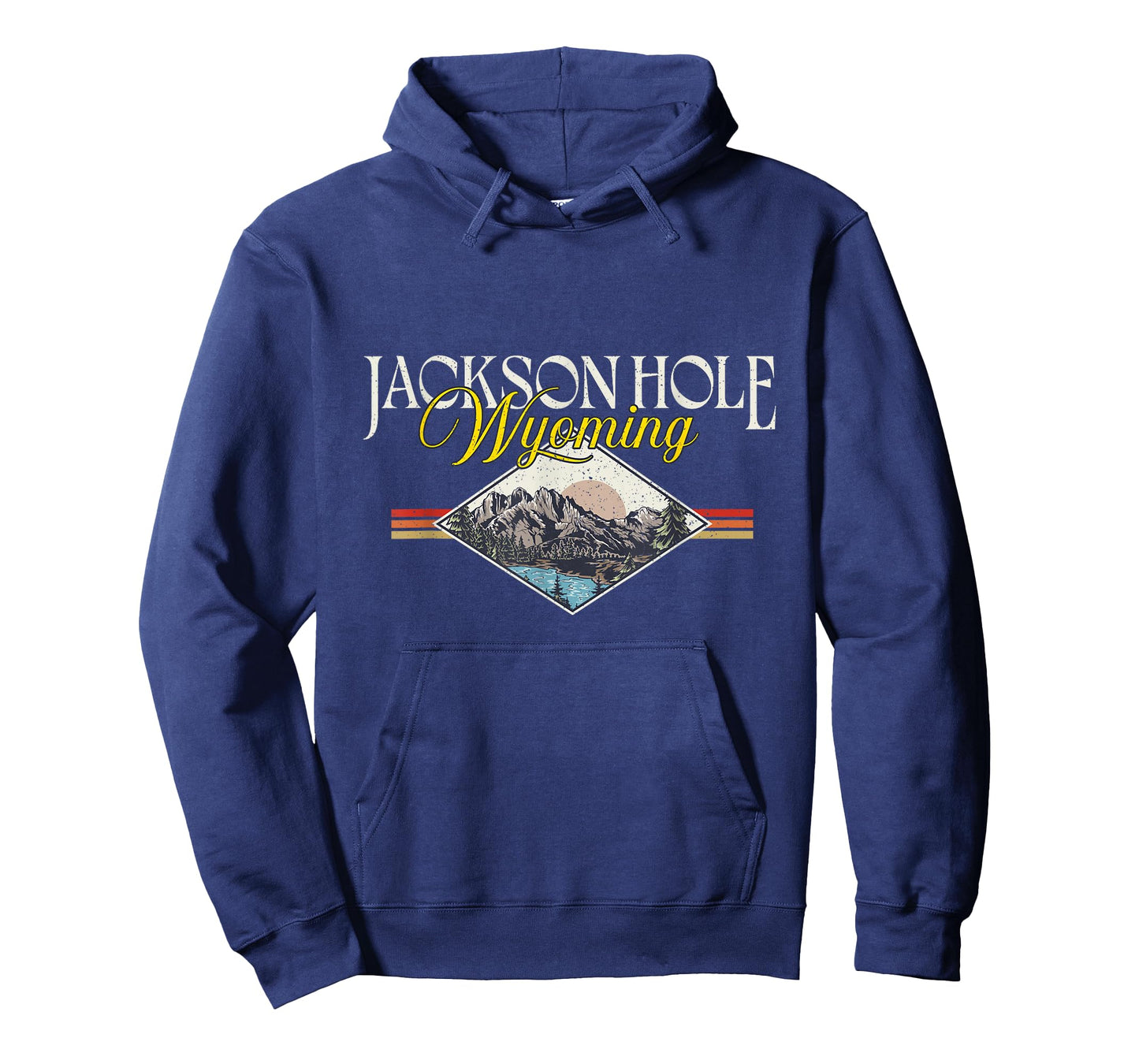 Jackson Hole Wyoming Grand Teton Mountains Vintage Retro T-Shirt