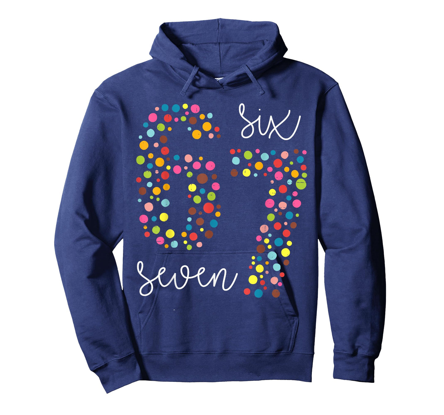 Funny 67 Meme Polka Dot Six Seven Boys Girls Teens Kids 6 7 T-Shirt