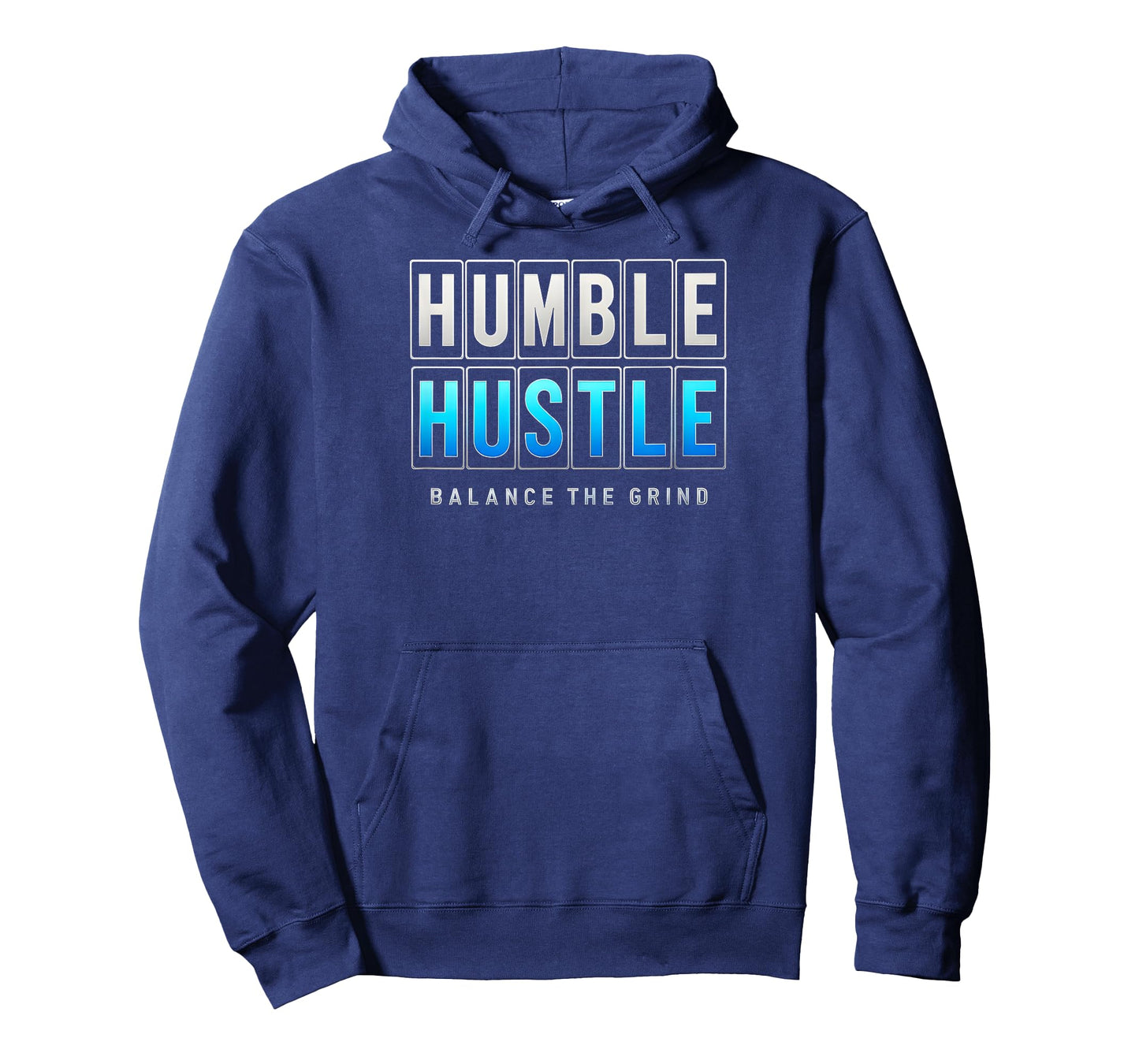 Humble Hustle Balance The Grind Motivational Minimalist T-Shirt