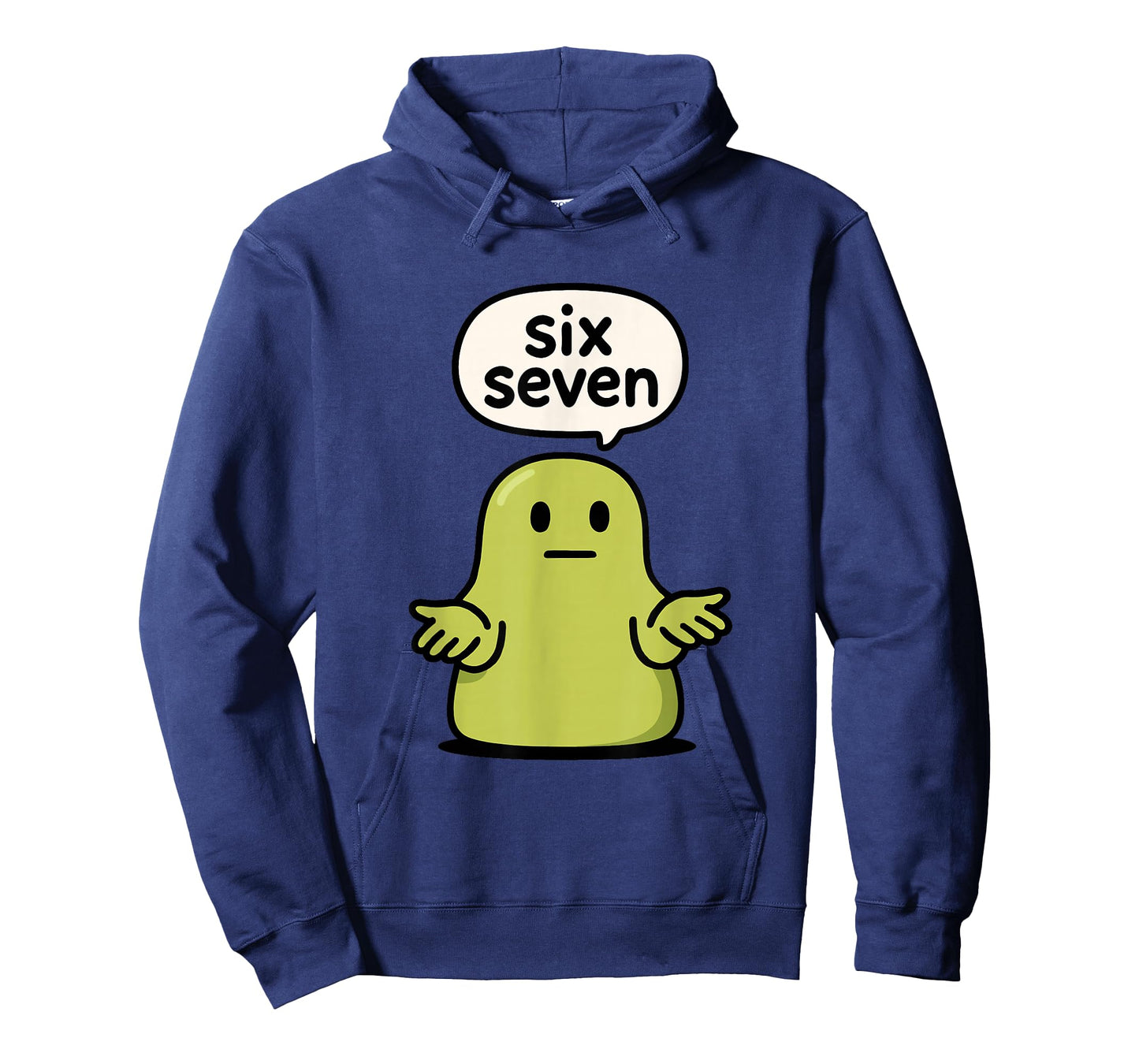 67 Six Seven 6-7 Green Blob Slime - Funny Kids Brainrot Meme T-Shirt