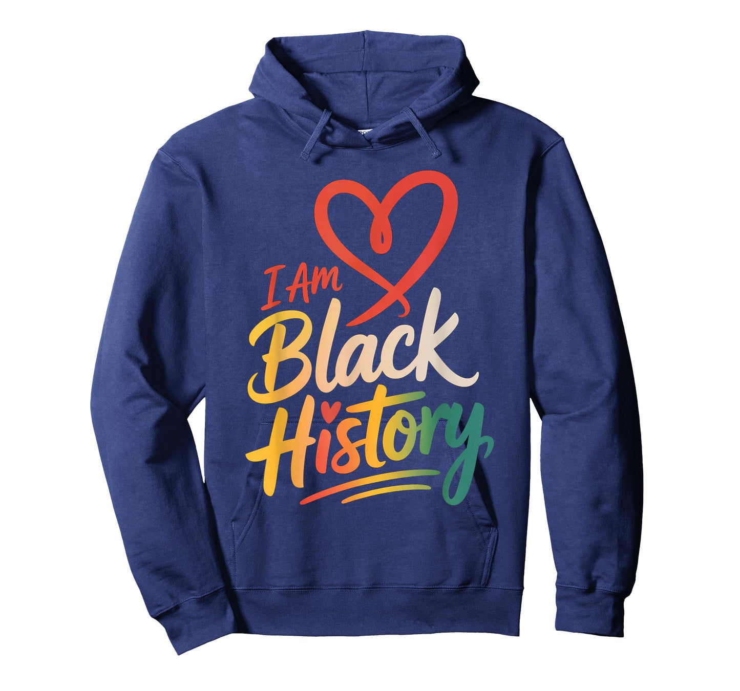 I Am Black History Heart Month Pride Men Women T-Shirt