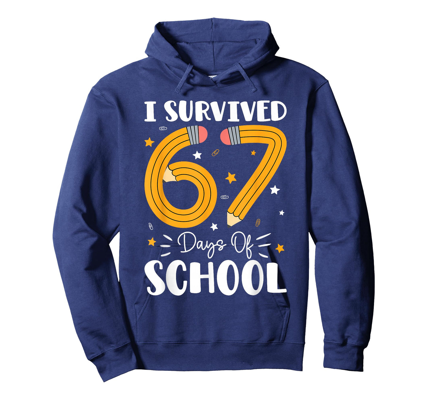 I Survived 67 Days of School Funny 67 Teachers Students Meme T-Shirt