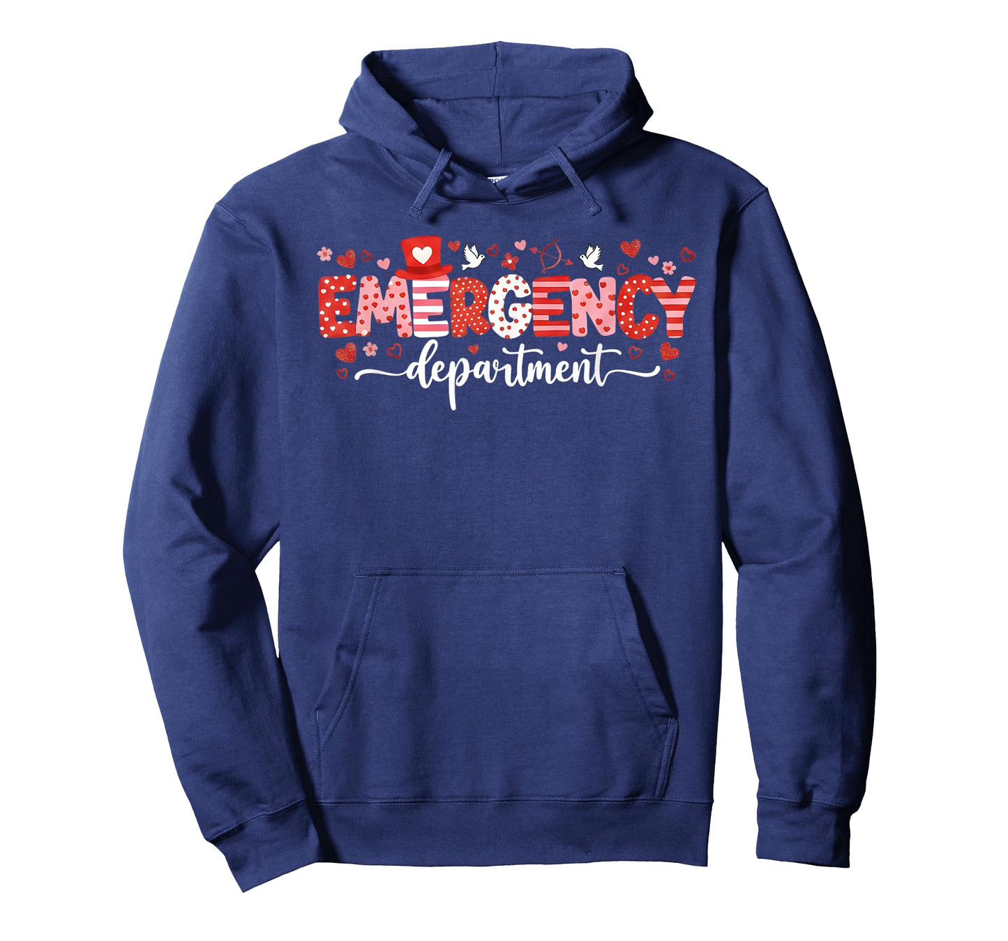 Emargency Department Valentines Day ED ER Nurse Women T-Shirt