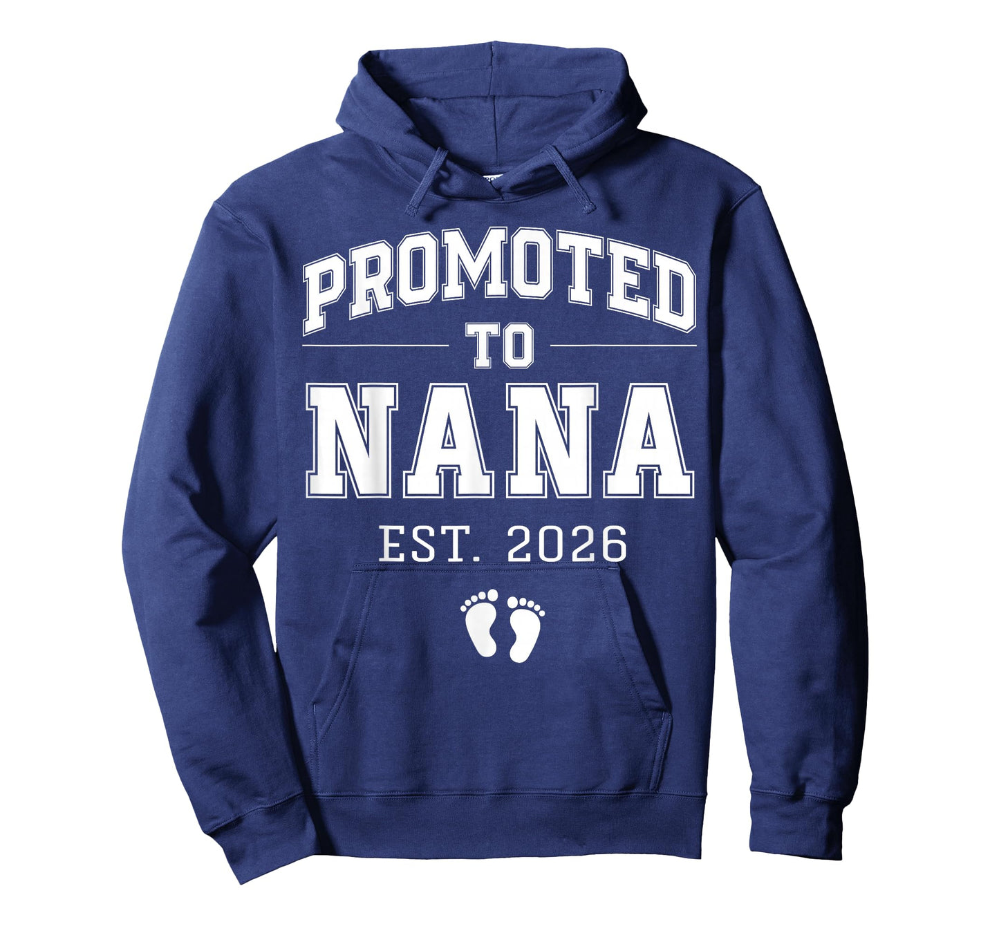 Promoted to Nana Est 2026 Varsity First Time Grandma to Be T-Shirt