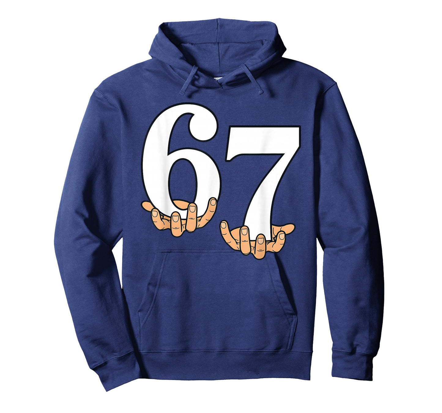 Funny 67 Meme Hands Slang Gen Alpha Six Seven 6 7 for Kids T-Shirt