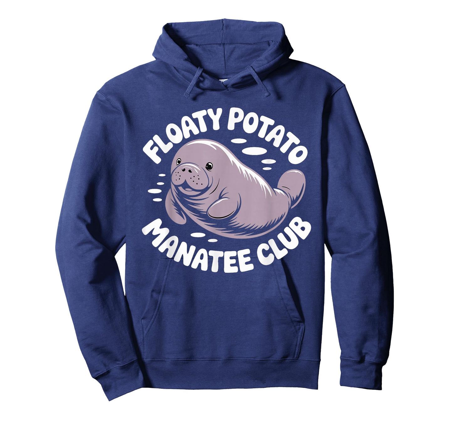Funny Manatee Lover Floaty Potatoes T-Shirt