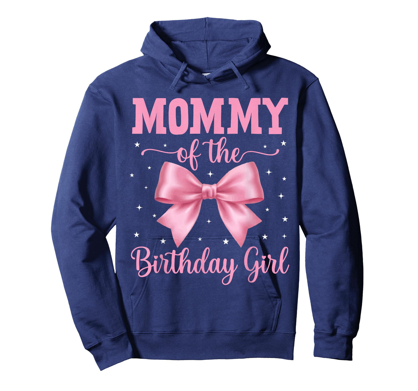 Mommy of Birthday Girl Coquette Bow Party Family Matching T-Shirt