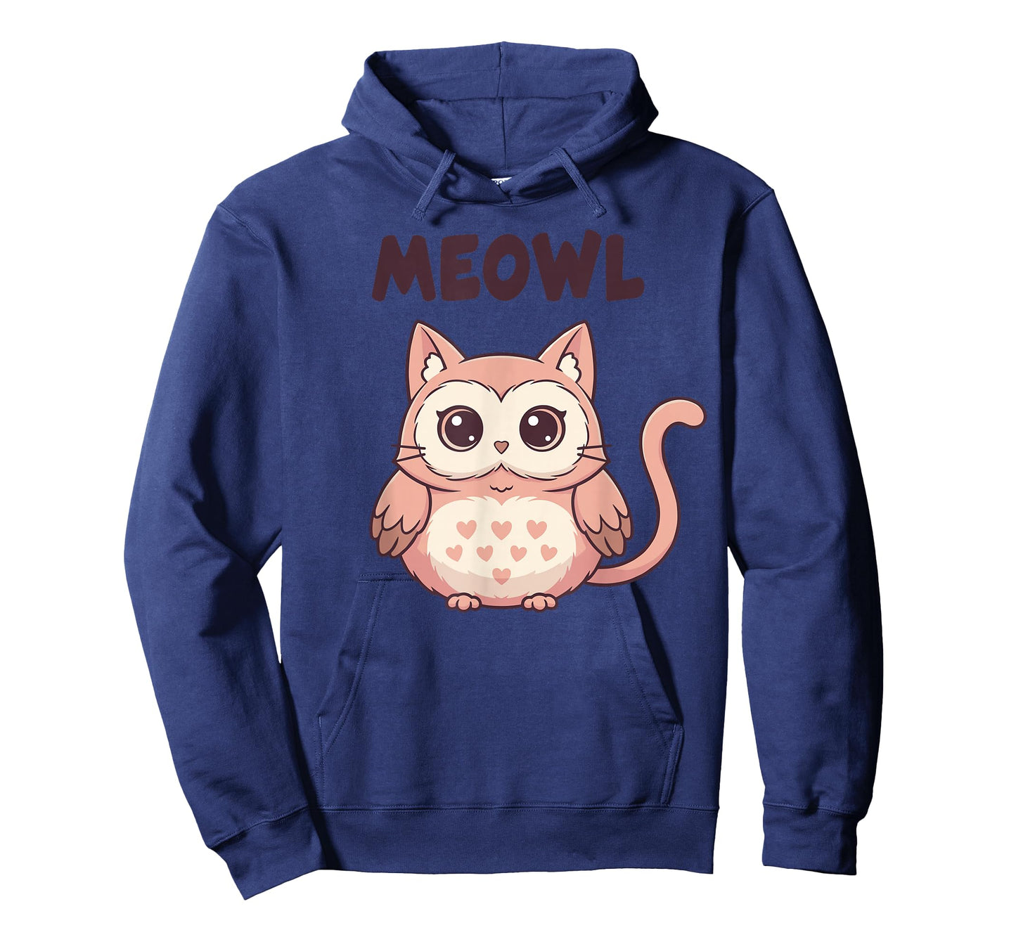 Funny Cat Meme Shirt Women Kids, Cute Owl Cat Meowl T-Shirt