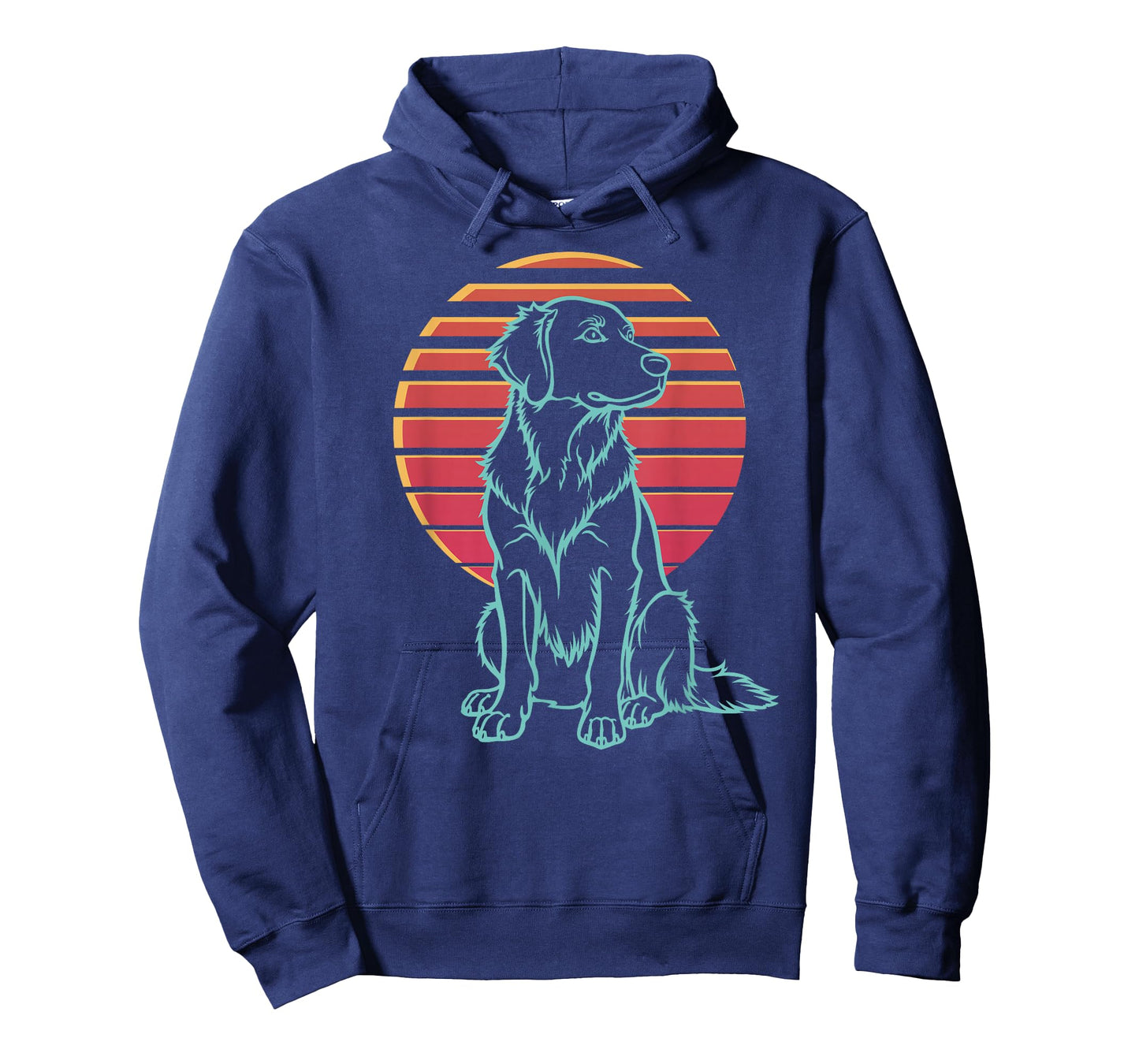 Golden Retriever Lover Dog Owner Retro Synthwave 80s T-Shirt