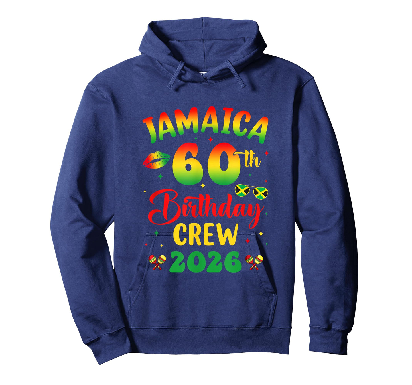 60Th Birthday Girl Jamaica Birthday Crew Matching Group 2026 T-Shirt