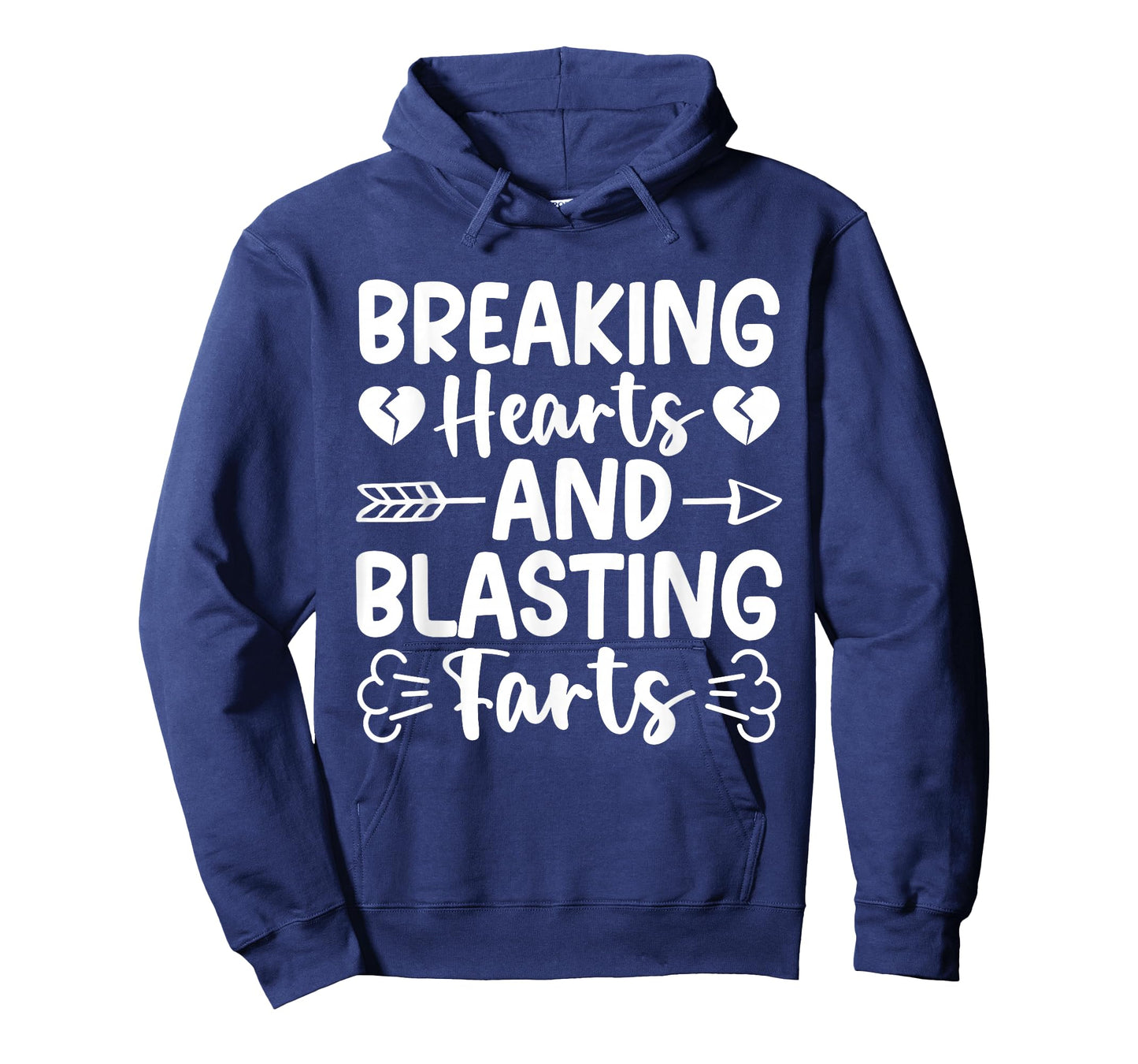 Breaking Hearts and Blasting Farts Valentine Funny Sarcastic T-Shirt