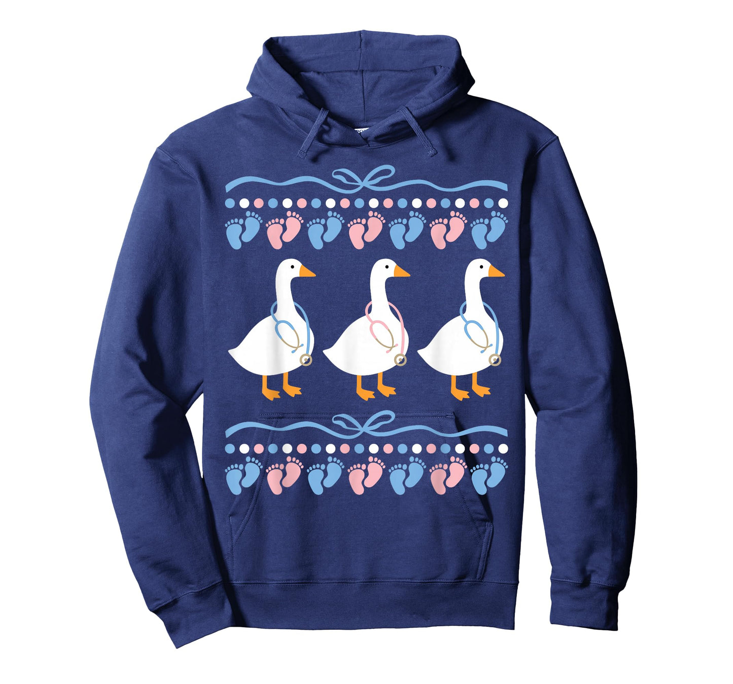 Coquette Bow Labor and Delivery Goose Nurse Postpartum Nurse T-Shirt