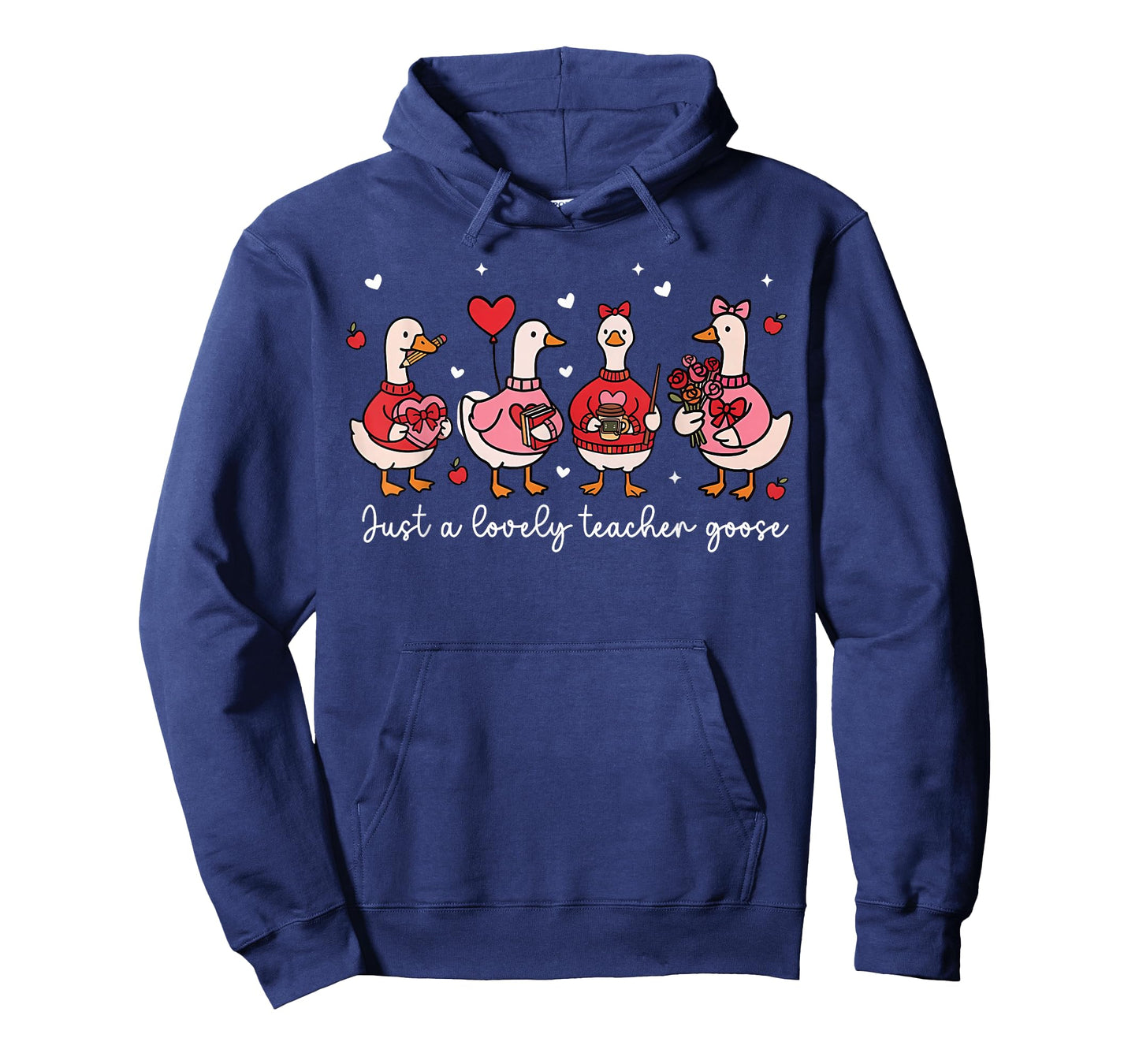 Just A Lovely Goose Cute Silly Goose Valentine's Day T-Shirt