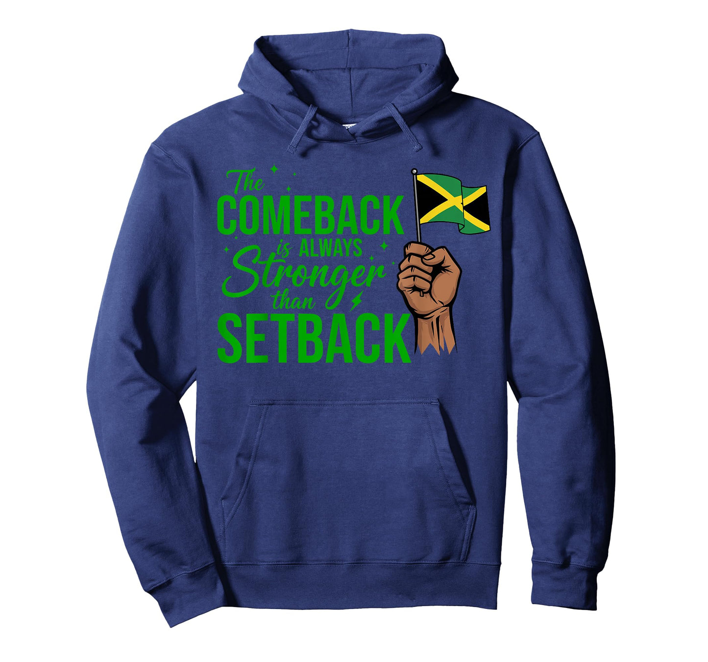 The Comeback is Always Stronger Jamaica Strong Flag T-Shirt