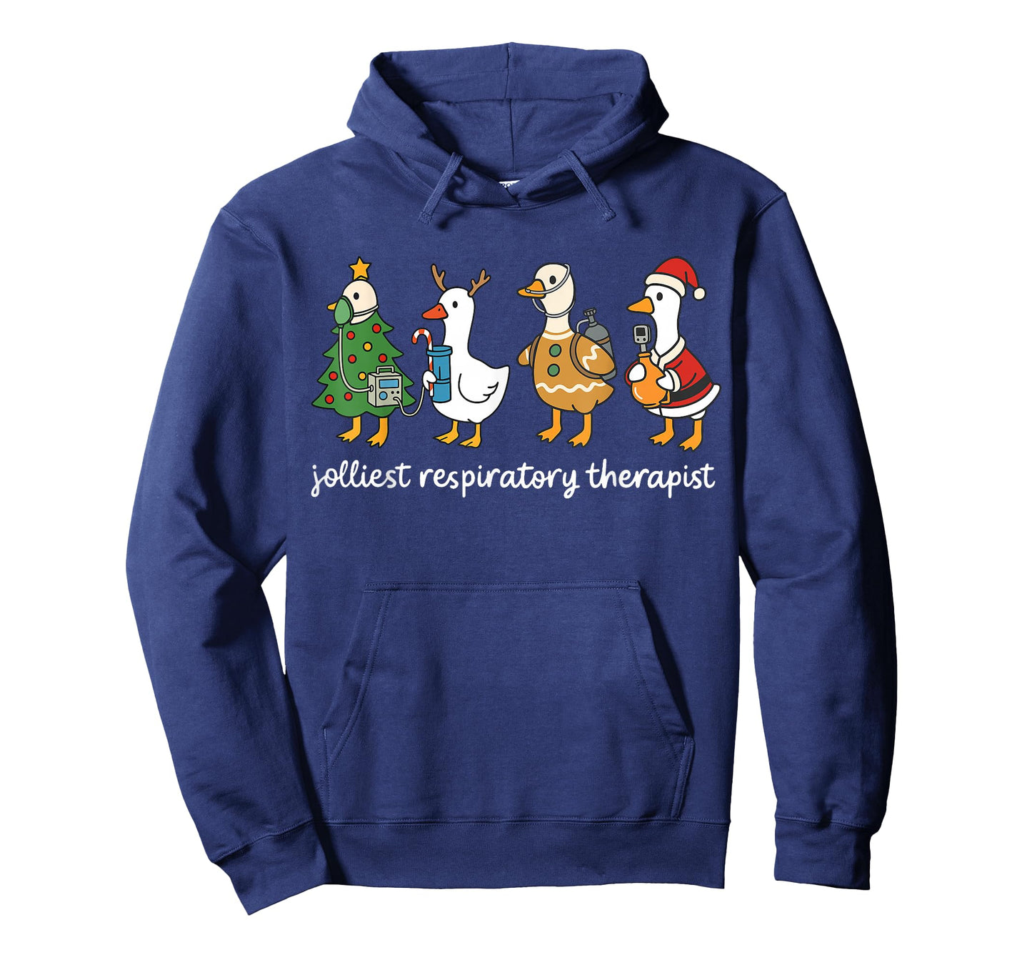 Jolliest Respiratory Therapist Peds RT Christmas Goose T-Shirt