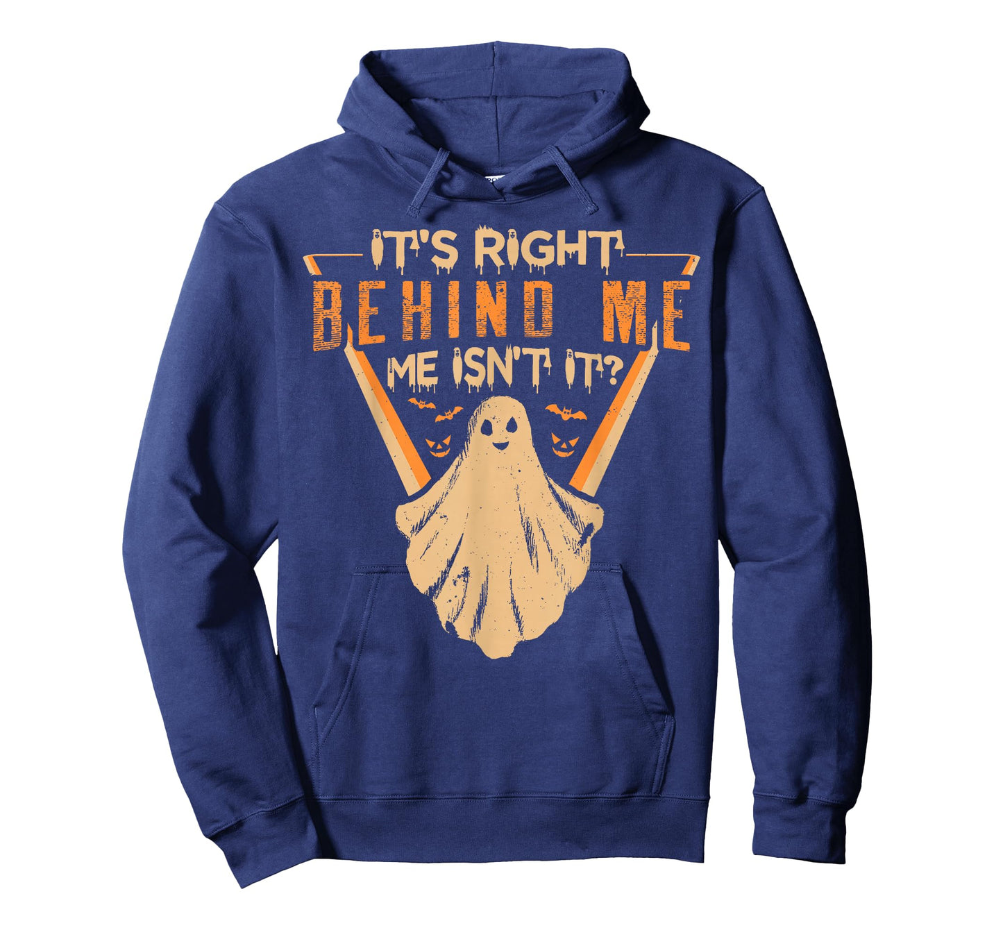 It's Right Behind Me Isn't It Paranormal Ghost Hunting Retro T-Shirt