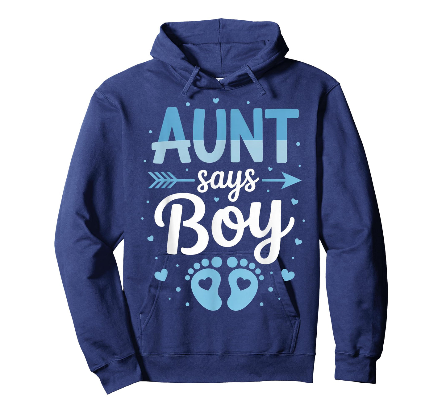 Aunt Says Boy Gender Reveal Baby Family T-Shirt
