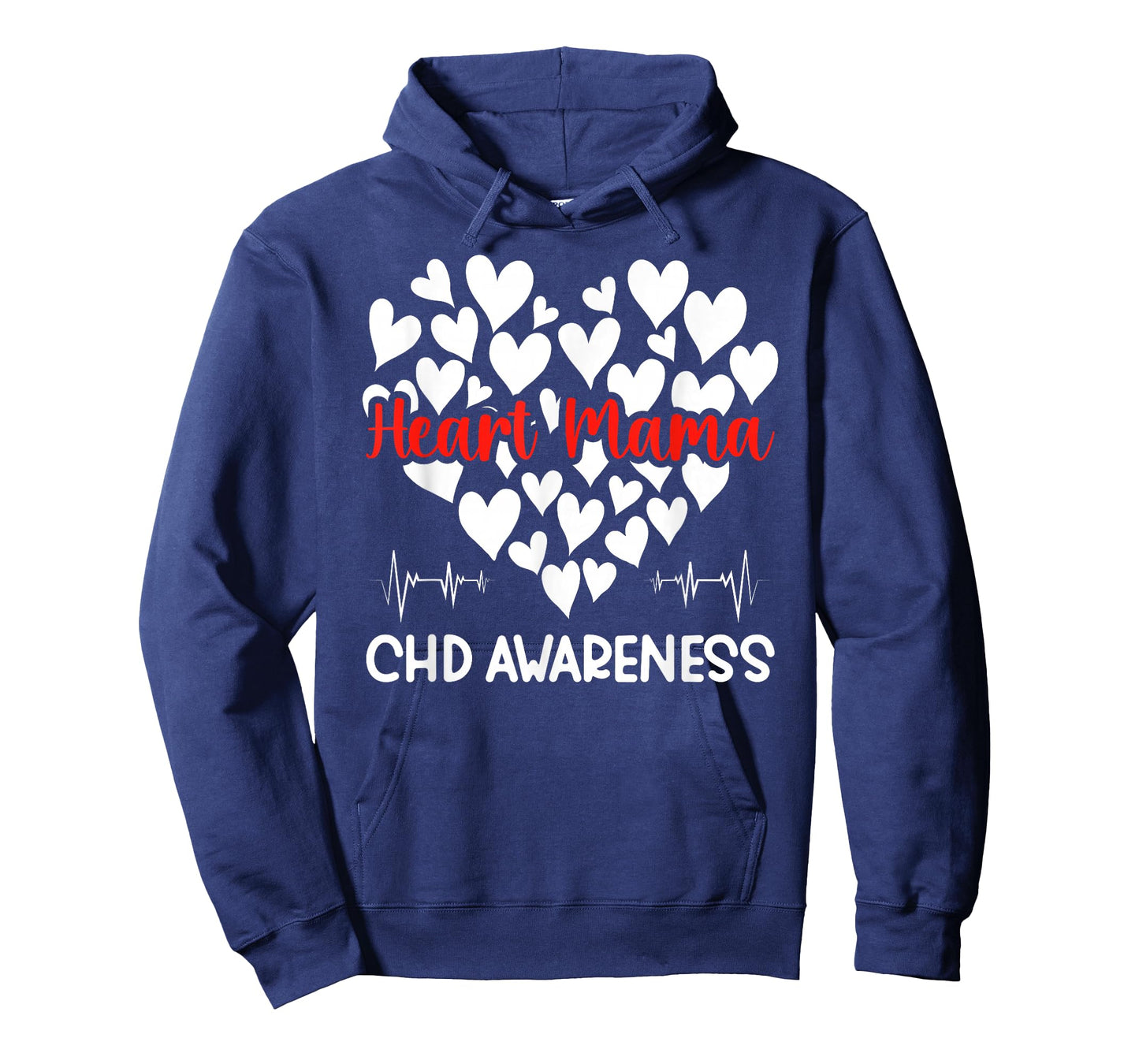 Heart Mama CHD Awareness CHD Mom of A CHD Warrior Mother T-Shirt