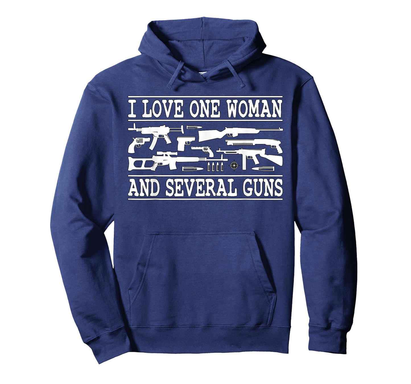 I Love One Woman and Several Guns Funny Gun Owner Graphic T-Shirt