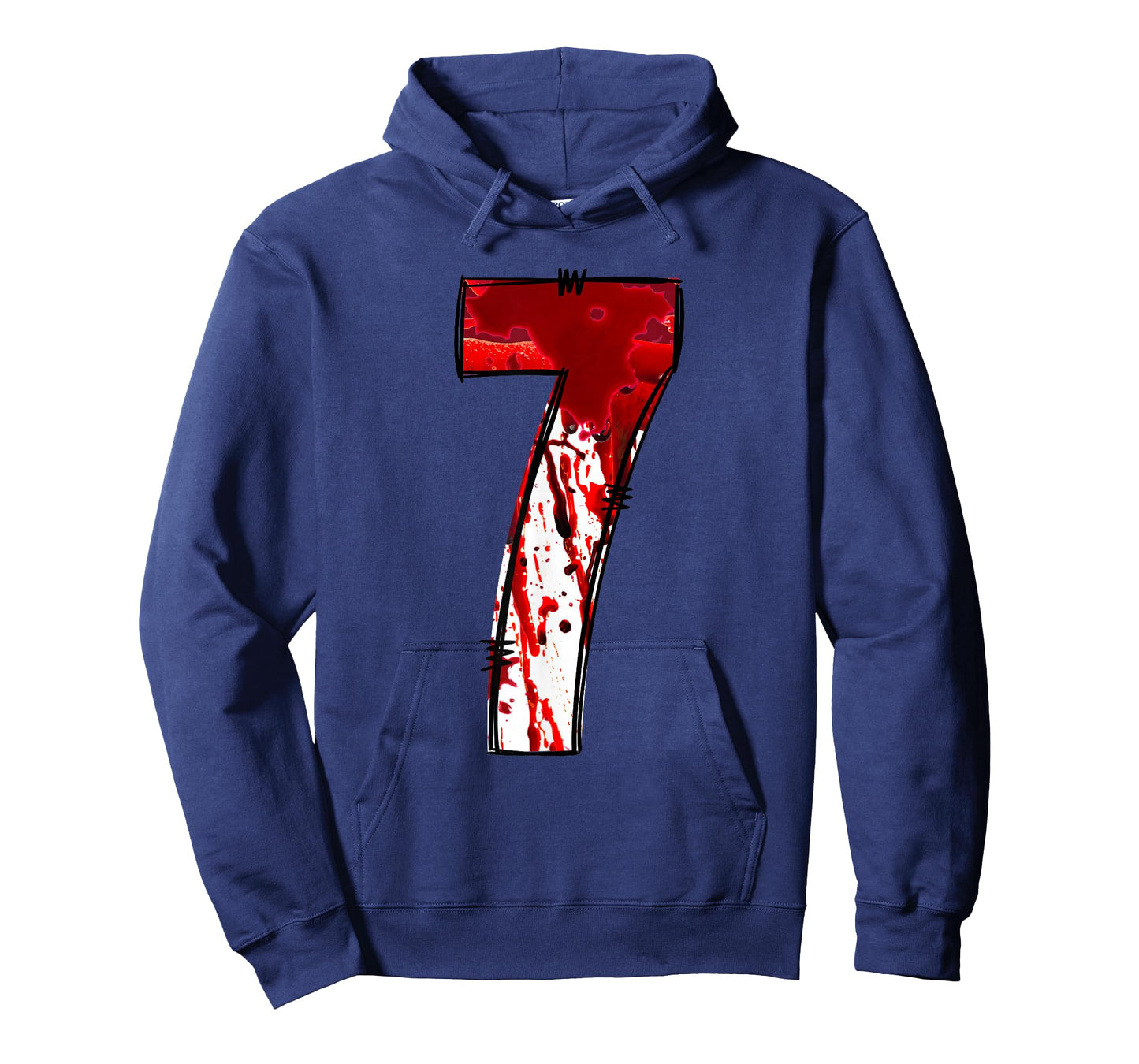 Fun Six Seven 6 7 Meme Design Couples Halloween Horror Blood T-Shirt