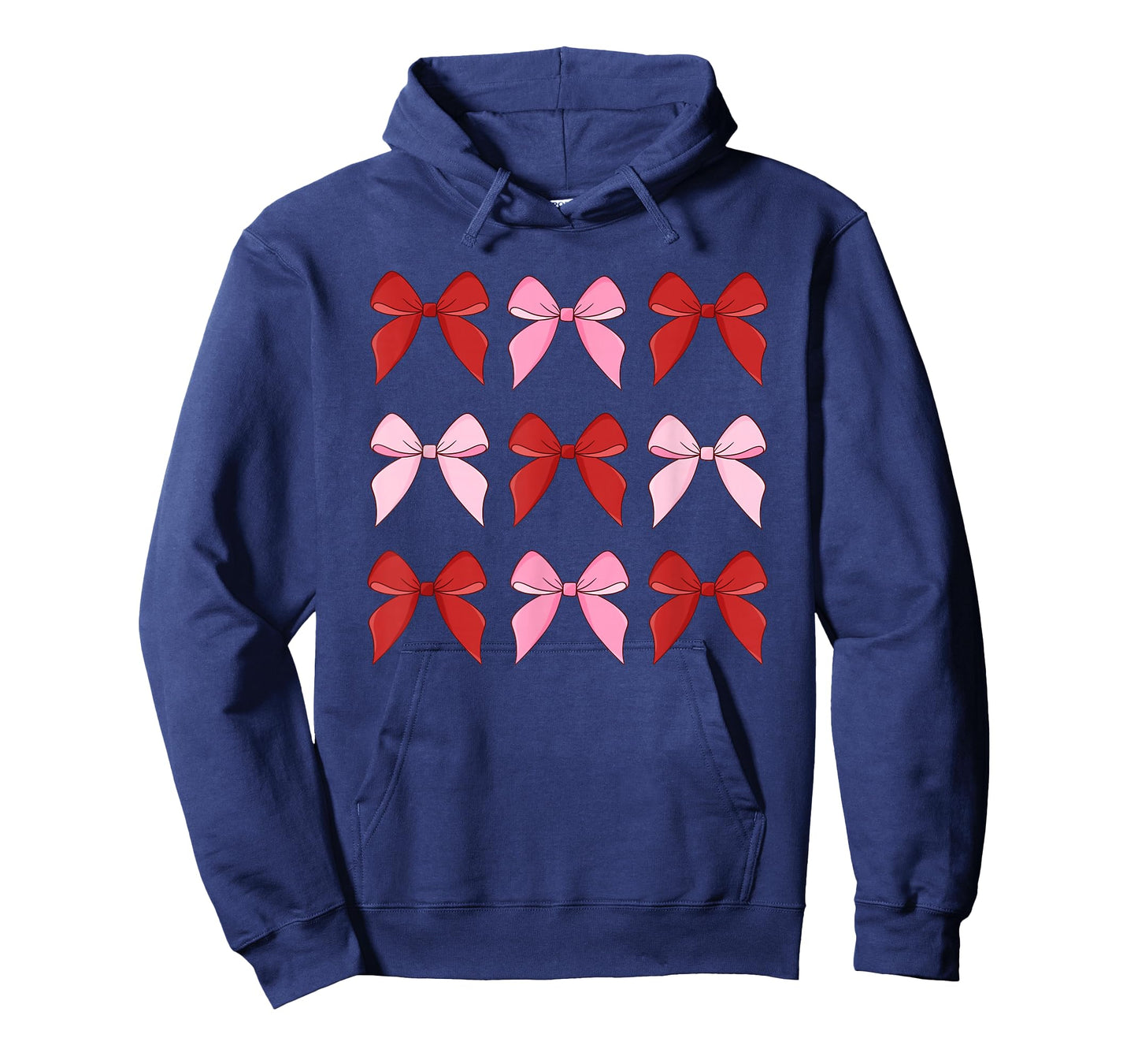 Bow Cute Graphic red and Pink Theme for Girl Women T-Shirt