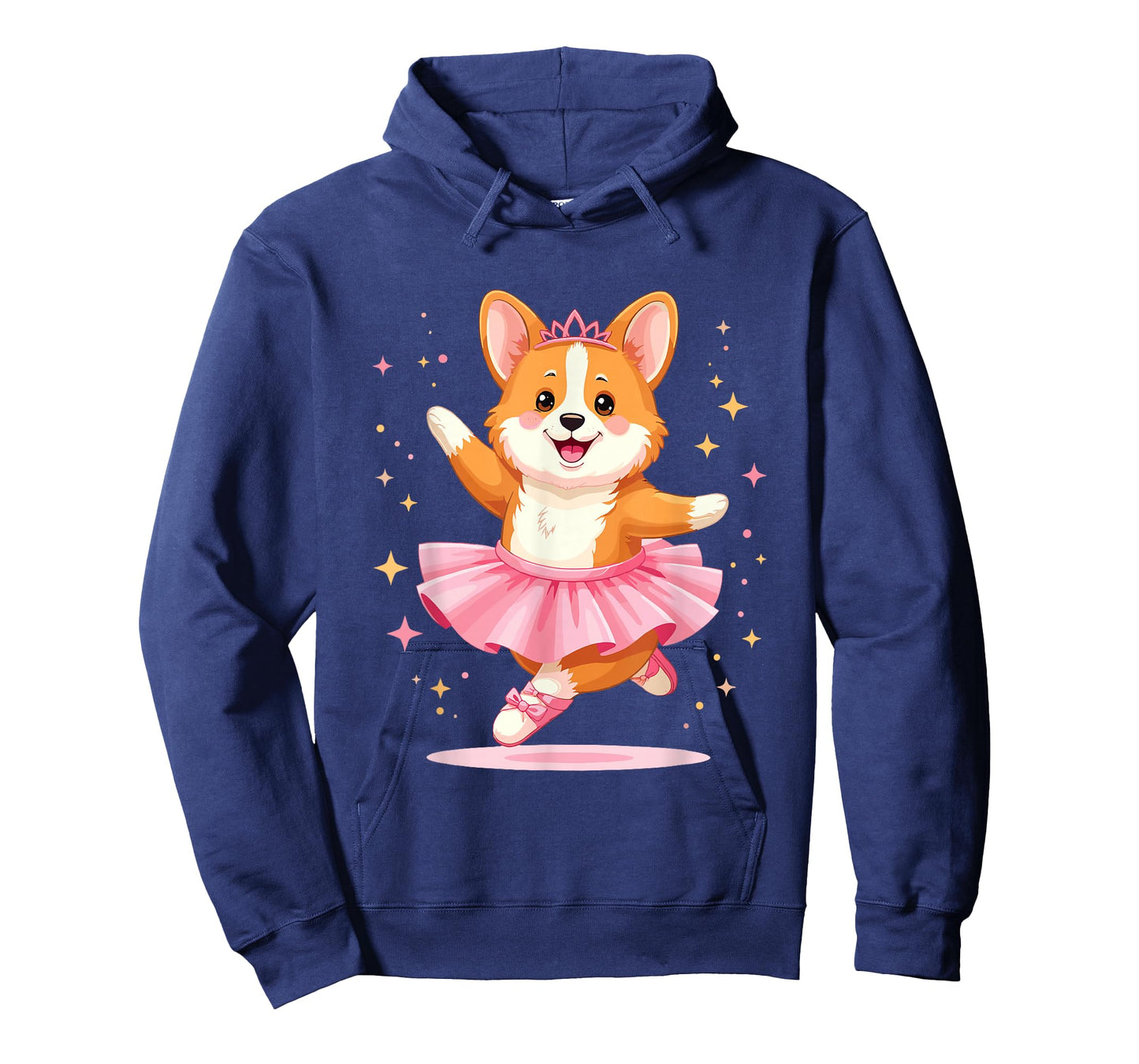 Cute Corgi Ballerina Tutu Dog Lover Ballet Dance T-Shirt